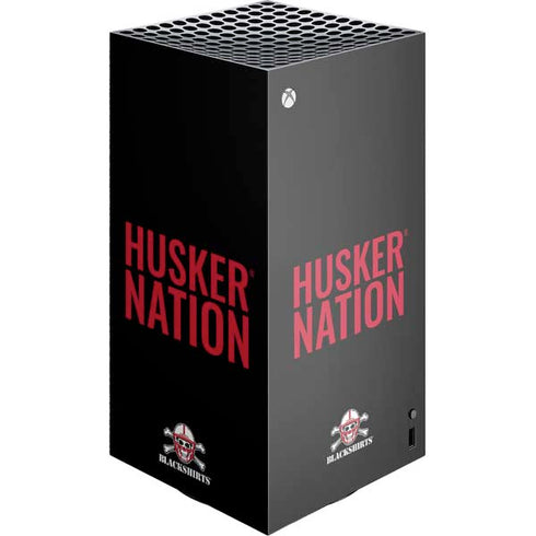 University of Nebraska Husker Nation XBox Series X Digital Edition Console Skin